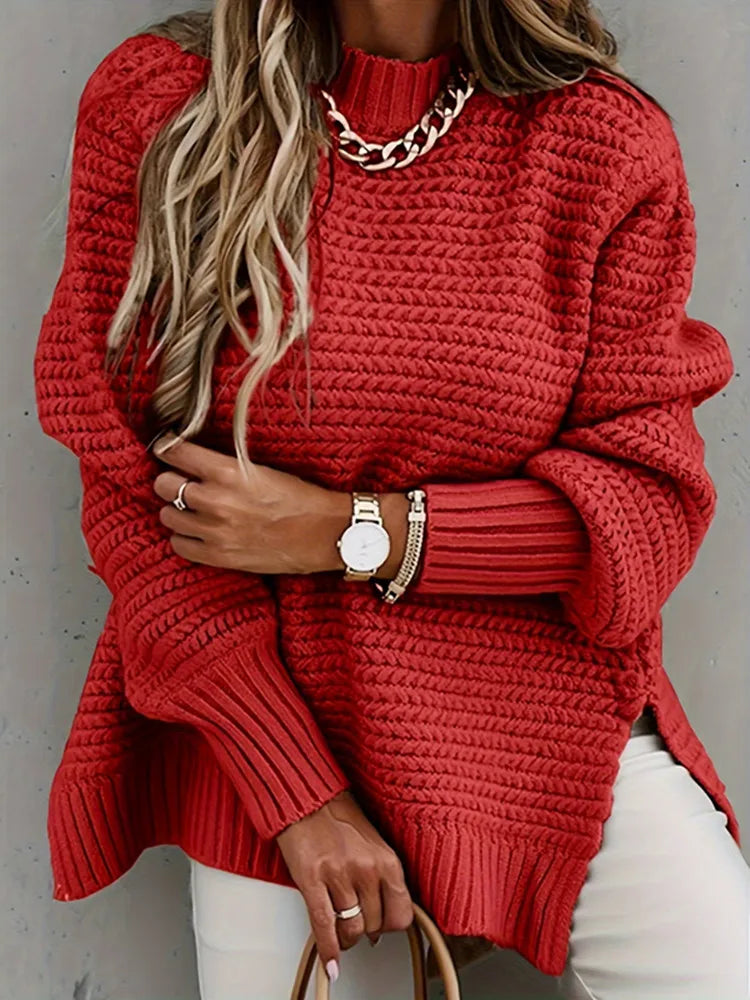 Avery May High Neck Sweater