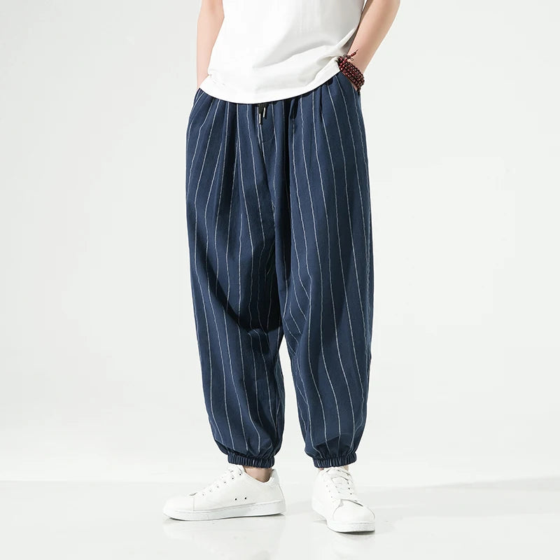 Pinstripe Casual Jogger