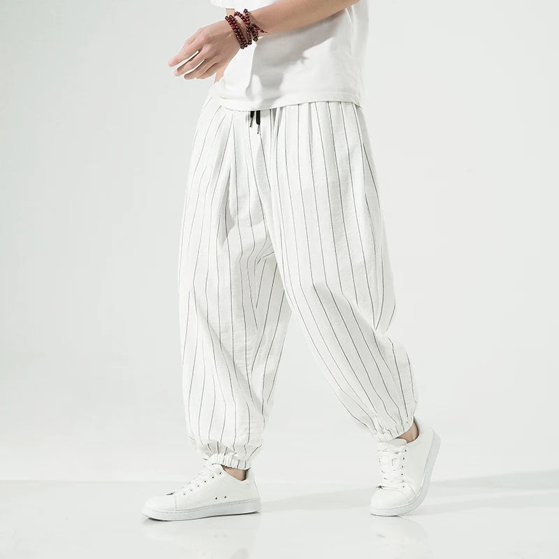Pinstripe Casual Jogger