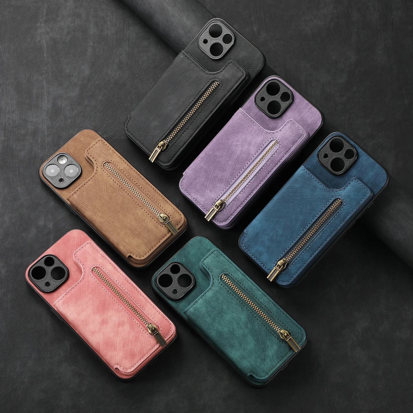 Titanium Suede Wallet Case