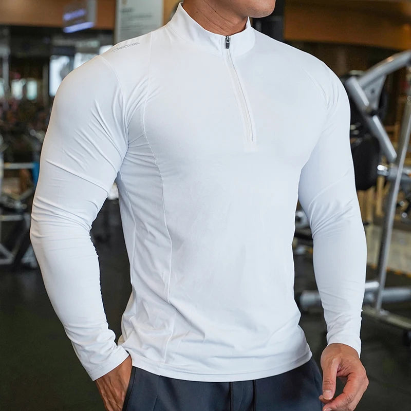 Bordeaux Compression Quarter Zip