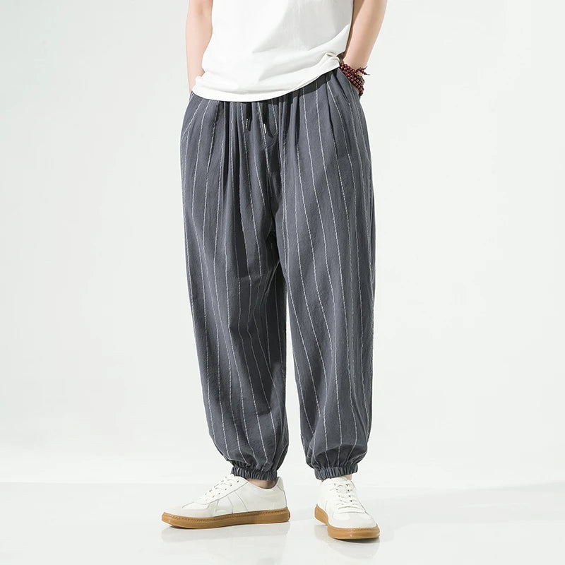 Pinstripe Casual Jogger