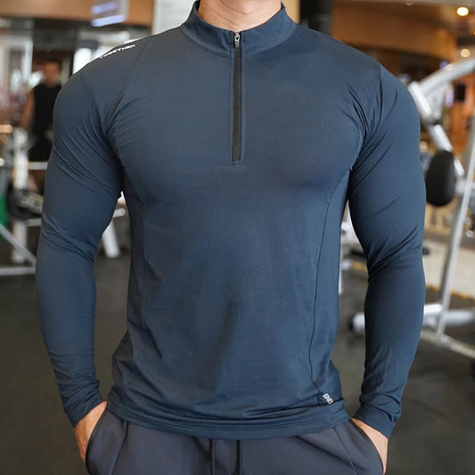 Bordeaux Compression Quarter Zip